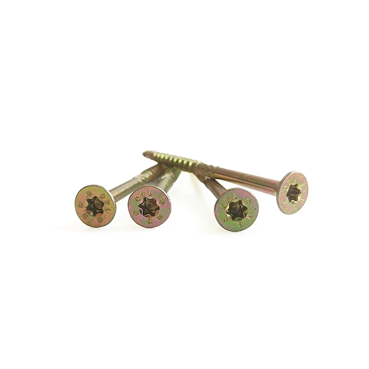 Cargols de fusta de capçal de Torx d'acer de carboni