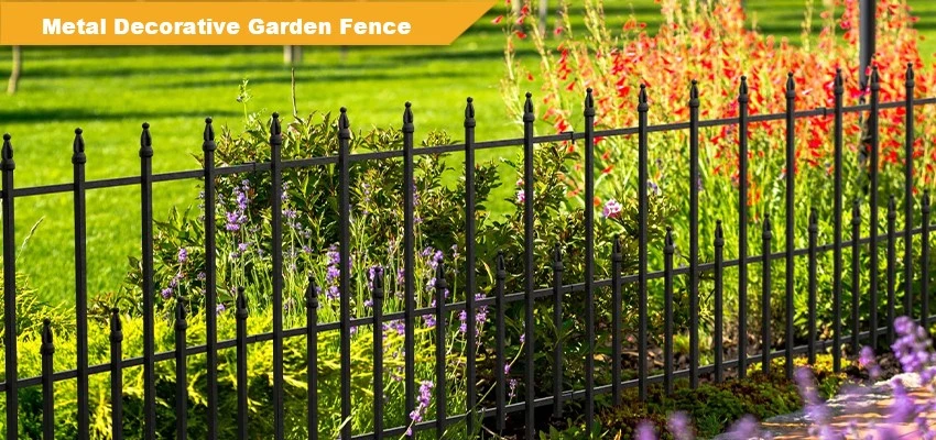 Metal Decorative Garden Fence Metal Decorative Garden Fence